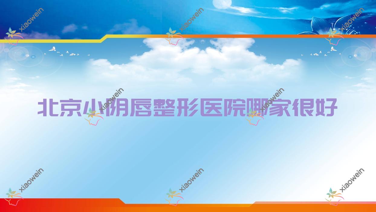 北京小阴唇整形医院哪家很好？做阴蒂暴露/G点注射的医院有这十家