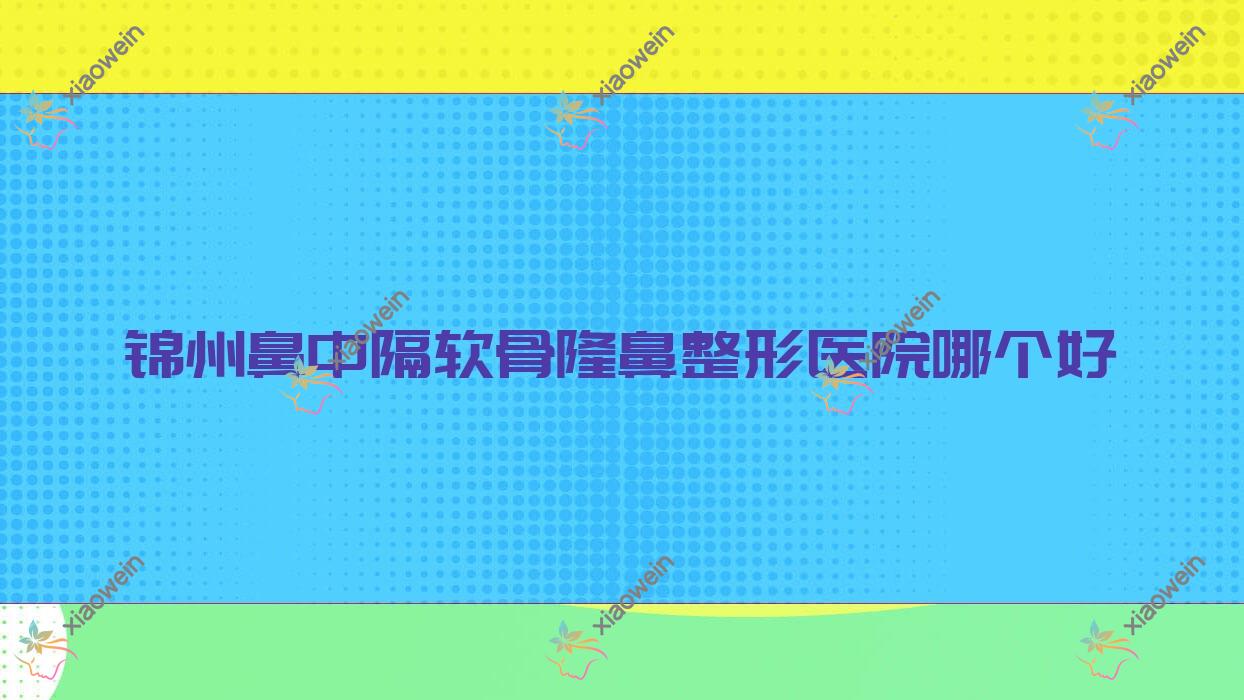 锦州鼻中隔软骨隆鼻医院哪个好？黑山博美|解志博，另附价格表