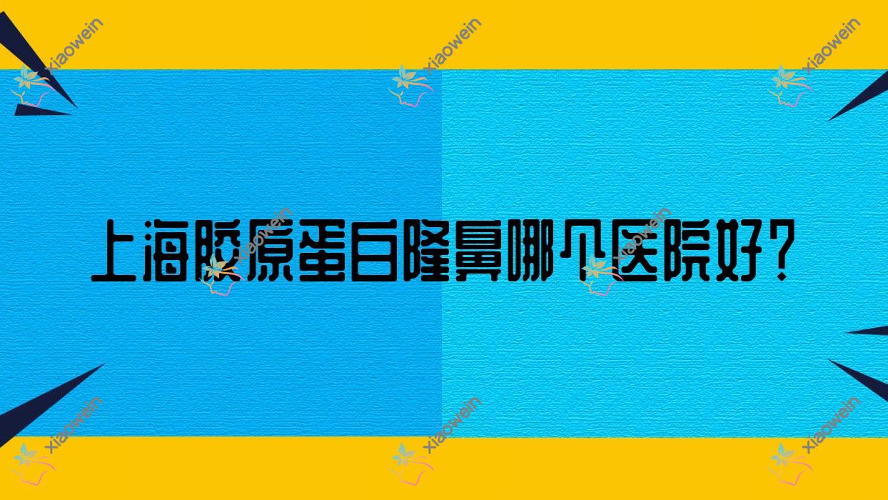 上海胶原蛋白隆鼻哪个医院好？技术力声誉相对比:大嘉/盈美/锦晖等10家