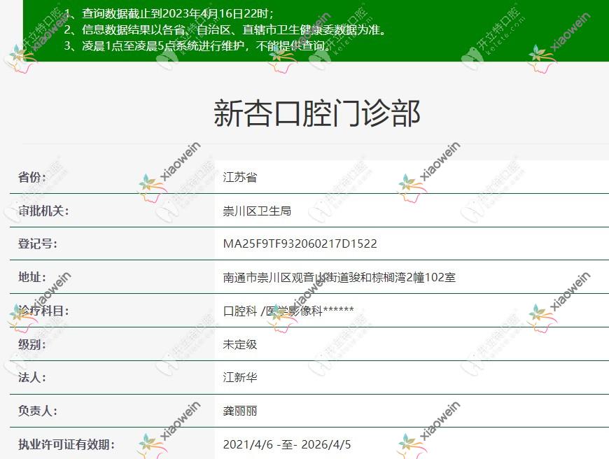 南通新杏口腔门诊部