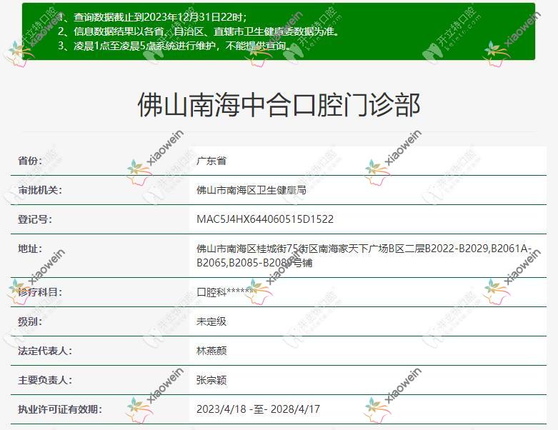 佛山南海中合口腔门诊部