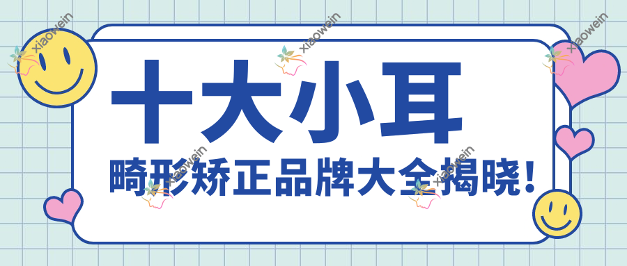 十大小耳畸形矫正版牌大全揭晓!