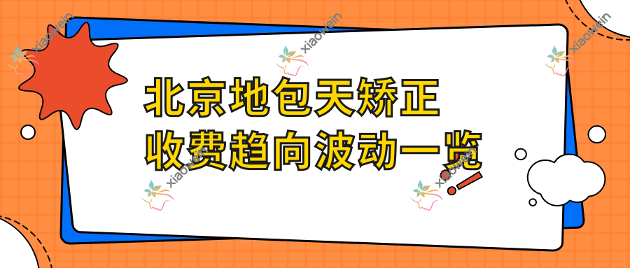 北京地包天矫正收费趋向波动一览