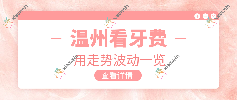 温州看牙费用走势波动一览