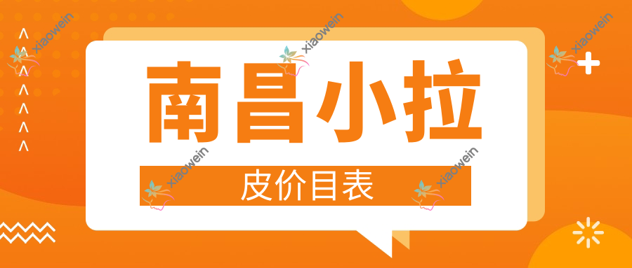 南昌小拉皮价目表