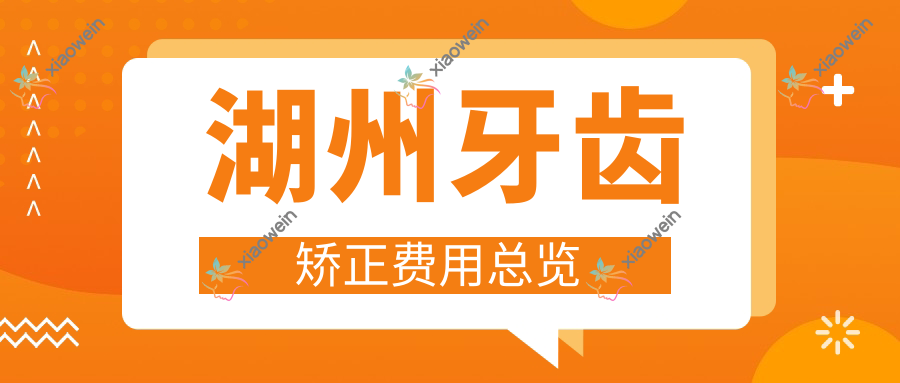 湖州牙齿矫正费用总览