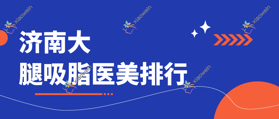济南大腿吸脂医美排行