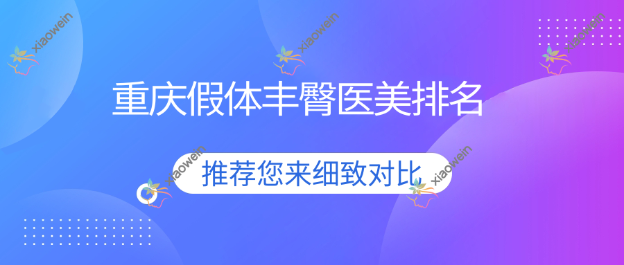重庆假体丰臀医美排名