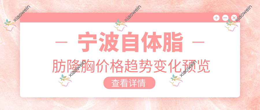 宁波自体脂肪隆胸价格趋势变化预览