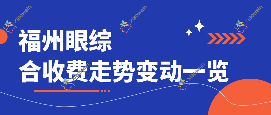 福州眼综合收费走势变动一览