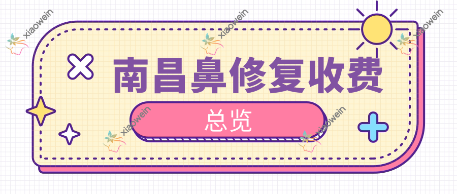 南昌鼻修复收费总览