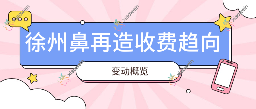 徐州鼻再造收费趋向变动概览