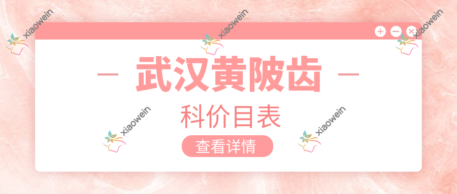 武汉黄陂齿科价目表
