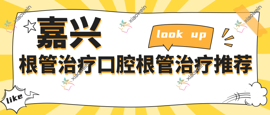 嘉兴根管治疗口腔根管治疗推荐