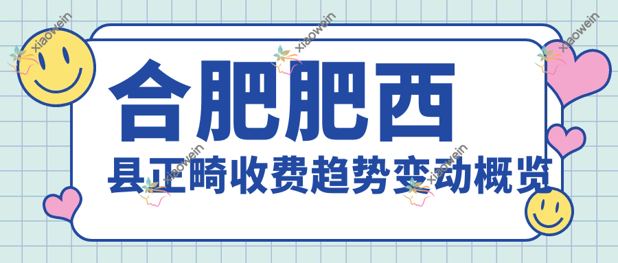 合肥肥西县正畸收费趋势变动概览