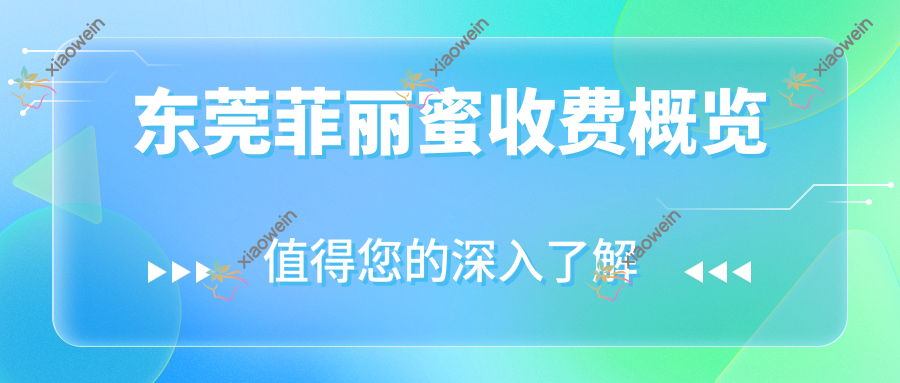 东莞菲丽蜜收费概览