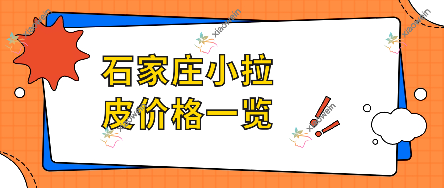 石家庄小拉皮价格一览